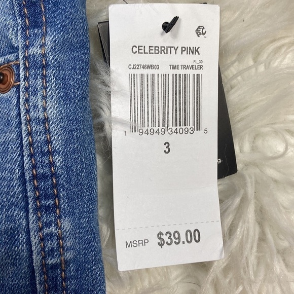 Celebrity Pink “The Spice” Distressed Hi-Rise Denim Jeans - Picture 7 of 9